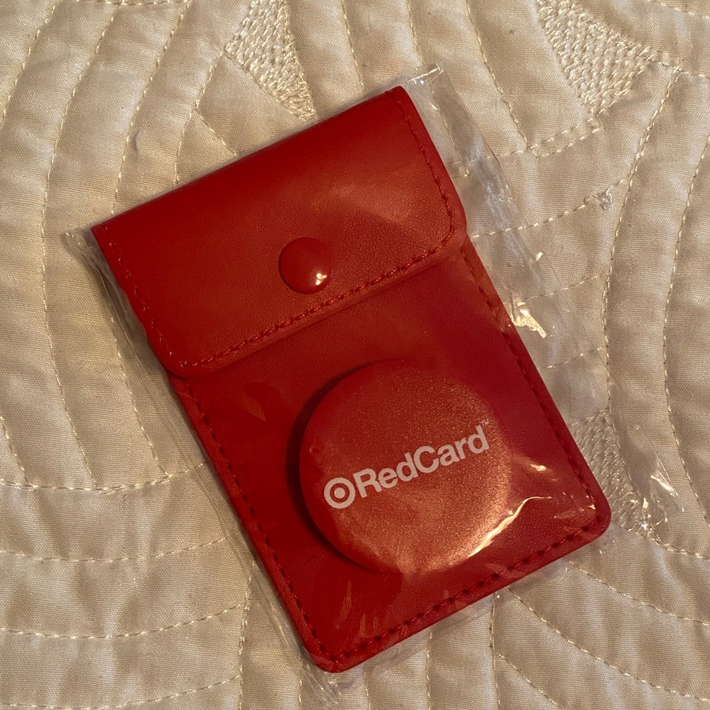 Target RedCard Red Cardholder with PopSocket